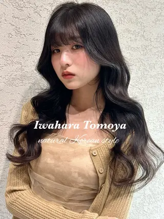 ロング 🩵縮毛矯正・ボブ 岩原朋也🩵のヘアスタイル