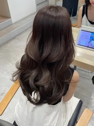 ロング カラー 髪質改善/ 上村旺武のヘアスタイル