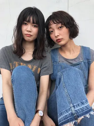 セミロング 遠藤 和美のヘアスタイル