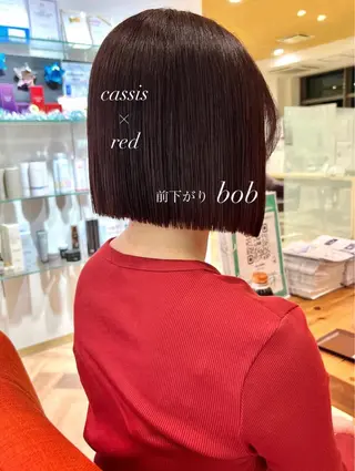 ショート 加納千華 /ボブ/ぱつっとボブのヘアスタイル