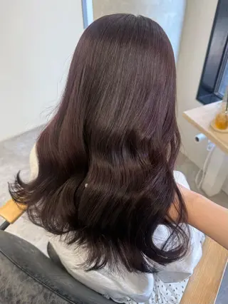 ロング カラー ヘアアレンジ Himawari♡ 柔らかいカラーのヘアスタイル
