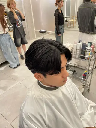 ミディアム メンズ 村上 楓弥のヘアスタイル