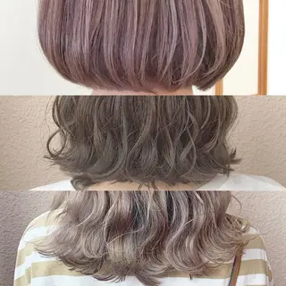 ミディアム カラー 代表🎀 ふわモテ愛 され髪🩷yumiのヘアスタイル