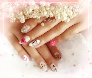 ネイル ラベンダー💖日暮里 ルル💖ネイルのネイルデザイン