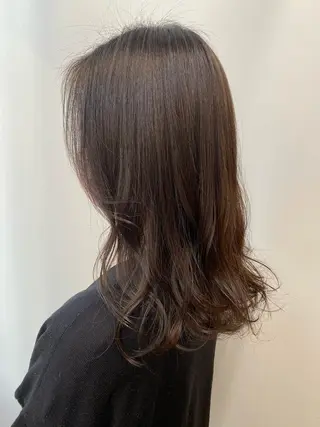 セミロング カラー 🌼ハイライト透明感 🌼maiのヘアスタイル