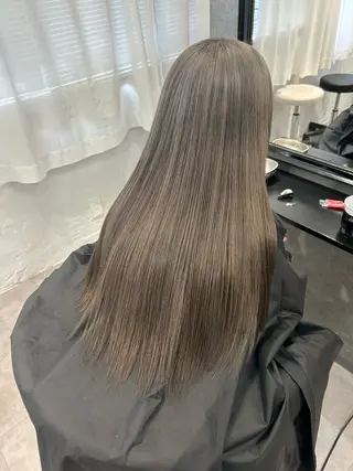 カラー anju/大阪/ ハイトーン/心斎橋のヘアスタイル