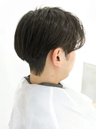 ミディアム パーマ メンズ 髪質改善/韓国メンズ カット&パーマ 猿川のヘアスタイル