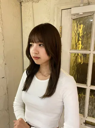 ロング カラー パーマ/艶感カラー ୨୧ RISAKOのヘアスタイル