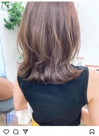 ロング 小林 叶佳のヘアスタイル