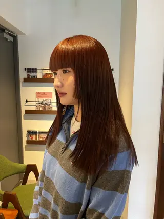 ロング 渡邊 百咲のヘアスタイル