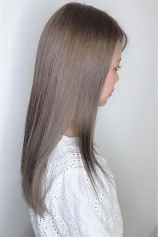 ロング カラー 中川歩 髪質改善 ツヤカラー【横浜】のヘアスタイル