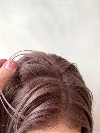 ミディアム カラー ✨ハイトーン特化✨ 透明感カラー✨渋谷✨のヘアスタイル