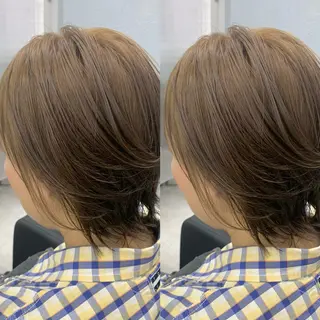 ショート ブリーチ無しカラー✨ 美鈴のヘアスタイル