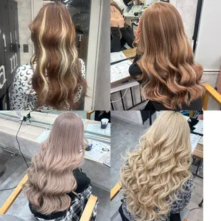 ロング カラー ギャル/ハイトーン 特化/ルイヤのヘアスタイル