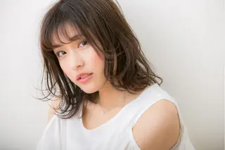 ミディアム Always Horiのヘアスタイル
