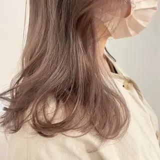 ミディアム カラー 【淡色color/ nail】maikoのネイルデザイン