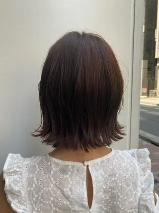 ショート カラー 艶カラー/似合わせ 💖Emmy💖のヘアスタイル