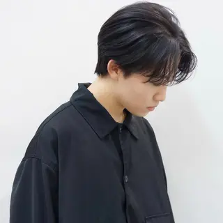 ショート カラー パーマ メンズ ダウンパーマ 【sity.ザイク】のヘアスタイル