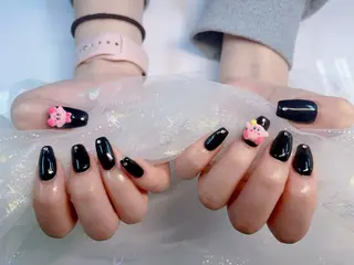 ネイル パーツ全部¥110 サロンミミのネイルデザイン