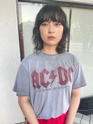 ミディアム 田口 武英のヘアスタイル
