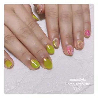 ミディアム ネイル 👑enen style👑のネイルデザイン