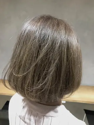 ミディアム カラー パーマ タカサキ ケイタのヘアスタイル