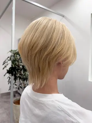 ショート カラー ヘアアレンジ 💝似合わせカット& カラーＵｒｕｎａ💝のヘアスタイル