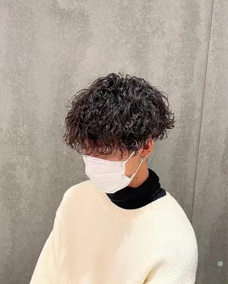 ショート パーマ メンズ 瀧野 翔吾【メンズ特化】のヘアスタイル