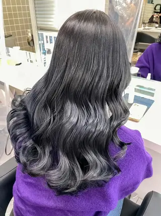ロング カラー ヘアアレンジ 透明感×韓流ハイ トーン🫧RYUTAのヘアスタイル