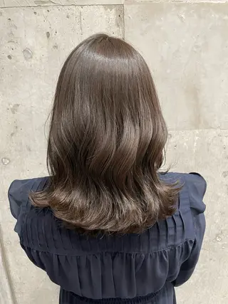 セミロング 顔周り/レイヤー🎀 natsumiのヘアスタイル