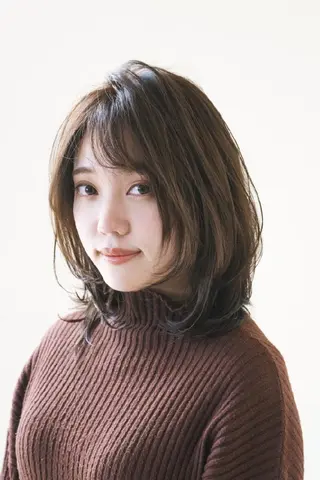 ミディアム 石川 大瑚のヘアスタイル