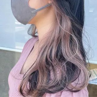 ロング カラー 髪質改善ストレート 🌈似合わせカットのヘアスタイル