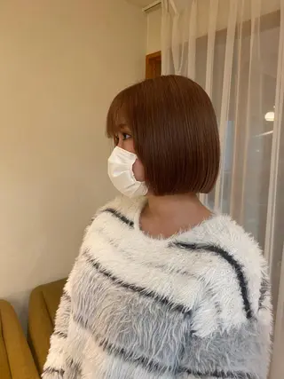 ミディアム 福島 立也のヘアスタイル