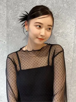 ヘアアレンジ 似合わせカラー☘️ akariのヘアスタイル