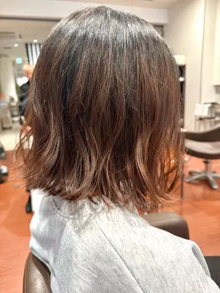 ミディアム megumi ⭐︎のヘアスタイル