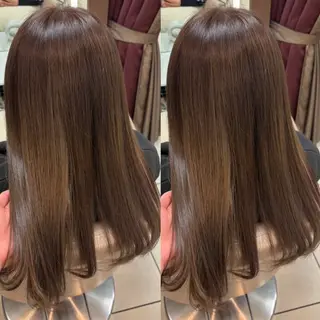 ロング カラー 羽エク指名No1✨️ シールエク🌙しぇるのヘアスタイル