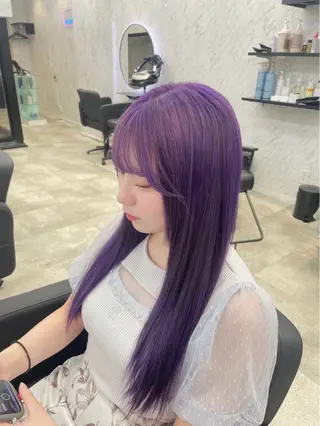 ロング カラー 韓国ヘア🎀 /♡𝓝𝓸𝓪♡のヘアスタイル