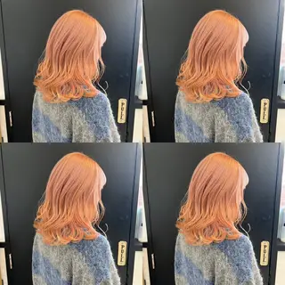 ミディアム カラー ✨縮毛矯正✖︎顔周り レイヤー✨ナカムラのヘアスタイル