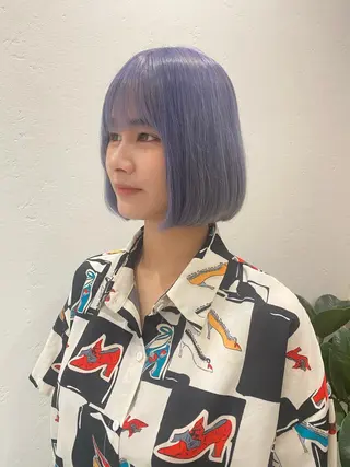 ショート カラー SHICENEケイ レイヤーカット🦋のヘアスタイル