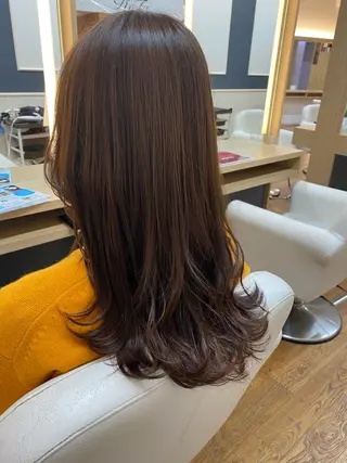 ロング カラー ヘアアレンジ 韓国ヘア sasugaのヘアスタイル