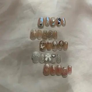 ネイル パラあり！フィルイン 美フォルムのネイルデザイン