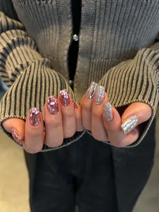 ネイル SEINA_ NAIL🐈‍⬛💗のネイルデザイン