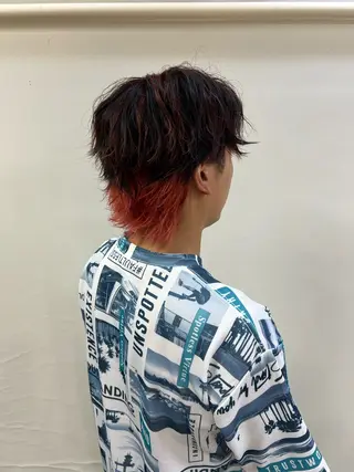 カラー オオエ トア／カラー／パーマのヘアスタイル