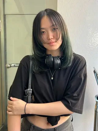 ロング カラー 【韓国ヘア・ネイル】 HINATA🍒のネイルデザイン