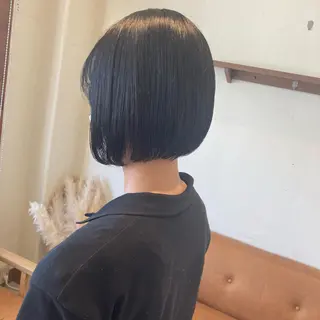 ショート カラー ヘアアレンジ 柳実帆/おさまるボブ /ジャニオタ美容師のヘアスタイル
