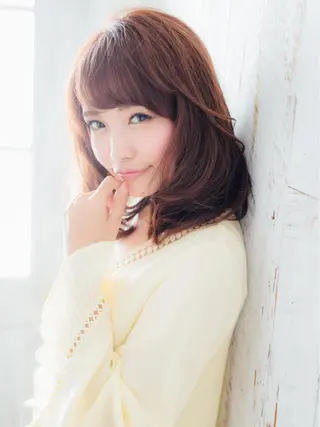 ミディアム カラー FUKUNAGA YUのヘアスタイル