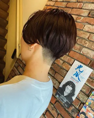 ショート 高塩翔大 髪質改善のヘアスタイル