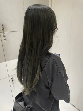 ロング カラー ヘアアレンジ 似合わせカットカラー 💎モエのヘアスタイル