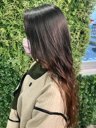 ロング カラー 松澤 勇輝のヘアスタイル