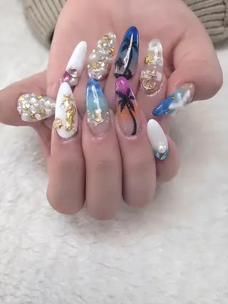 ネイル 🩵池袋heart nail🩵のネイルデザイン